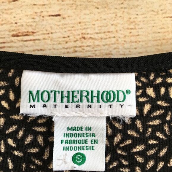 MOTHERHOOD MATERNITY DRESS IN BLACK AND CREAM PRINT‎ - Picture 3 of 6